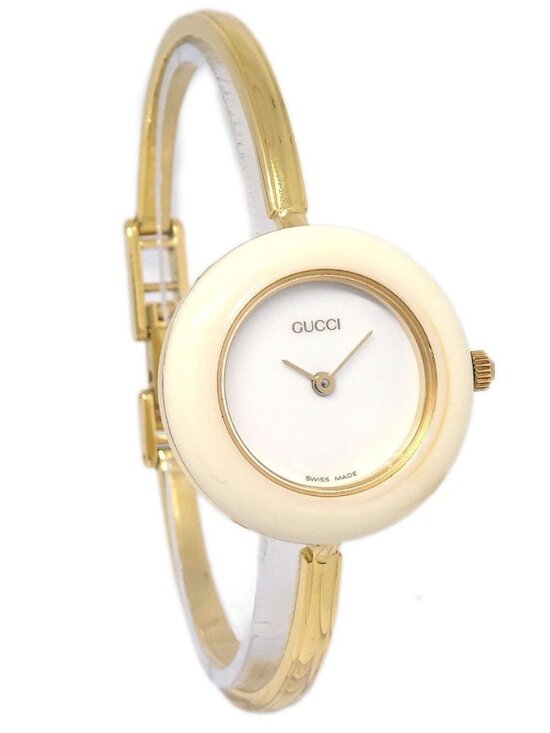 Gucci 11/12.2 Change Bezel Chameleon Quartz Watch SS 187592 main image 14